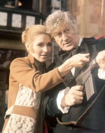 Liz Shaw with the Third Doctor