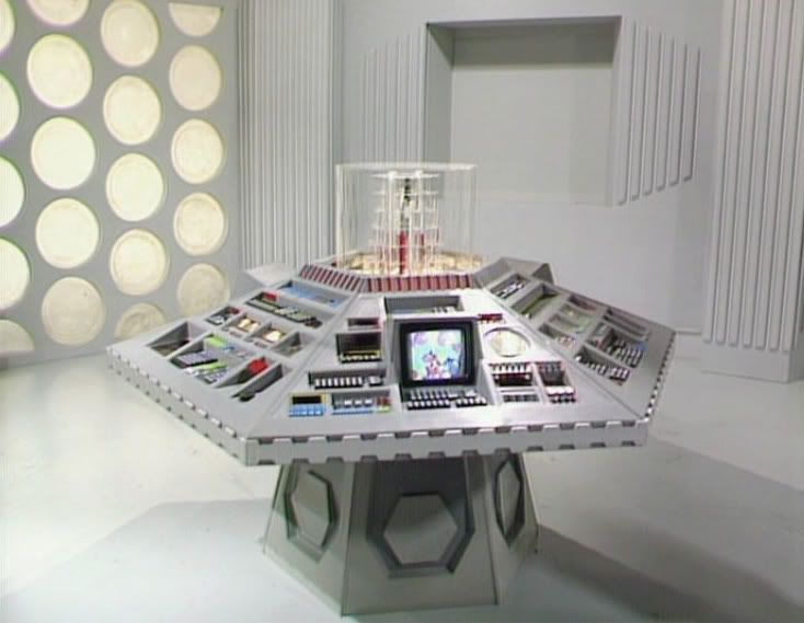 An old console room of the Doctor's TARDIS