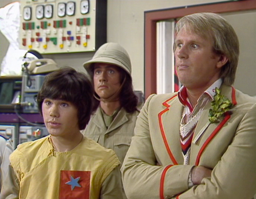 Adric with the Fifth Doctor