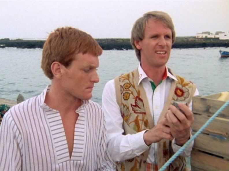 Vislor Turlough with the Fifth Doctor