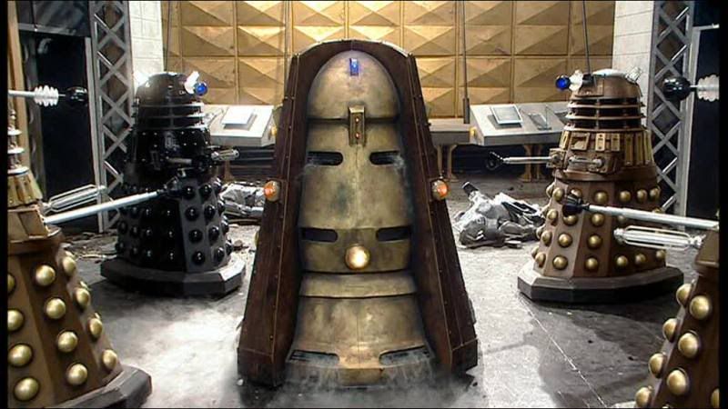 The Daleks wait for the Genesis Ark to be primed in Doomsday