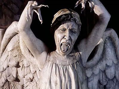 Weeping Angel about to attack
