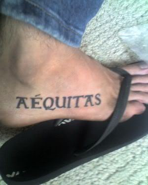 Veritas/Aequitas tattoo's.