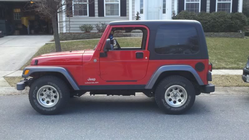 2004 Jeep wrangler x tire size #5