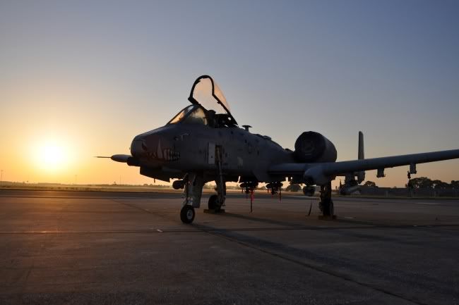 An A-10 Thunderbolt II from the 47th Fighter Squadron at Barksdale AFB, 