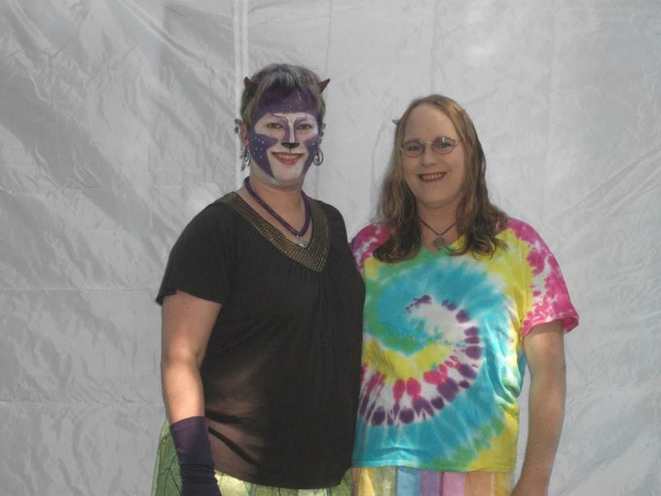 Me as a fawn elf, Cyndi as a rainbow fae photo 10338237_10154386840475371_5978221728579556899_n.jpg