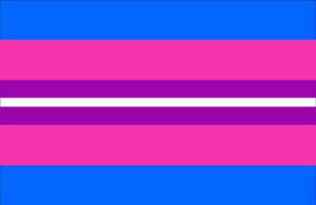 Trans flag.