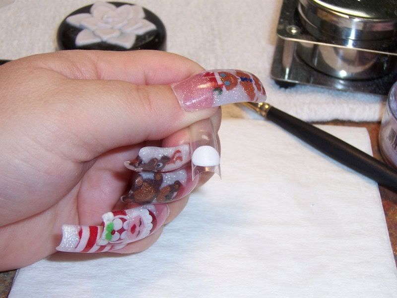 3d hello kitty nail art. I picked Hello Kitty cause