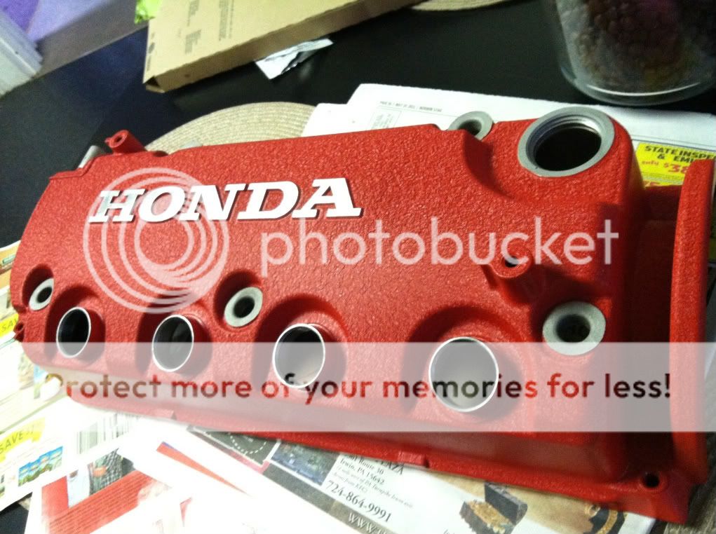 D16Y7 Valve Cover Paint Job HondaTech Honda Forum Discussion