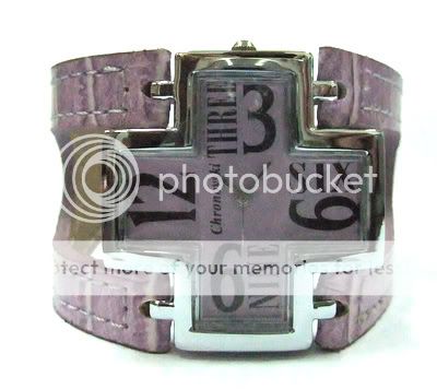 Purple Rare Men Lady Chronovski Cross Watches ROG519  