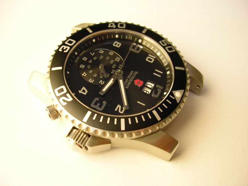 swiss army dual time watch