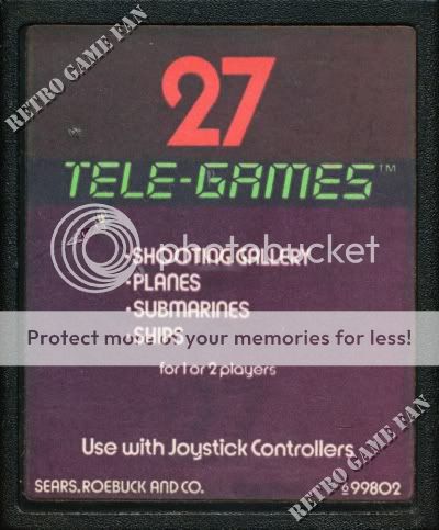 TARGET FUN (Tele Games #27) CHEAP for Atari 2600 System  