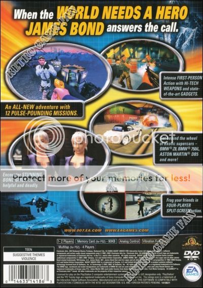 007 Agent Under Fire (GH) (PlayStation 2/PS2 System) James Bond  