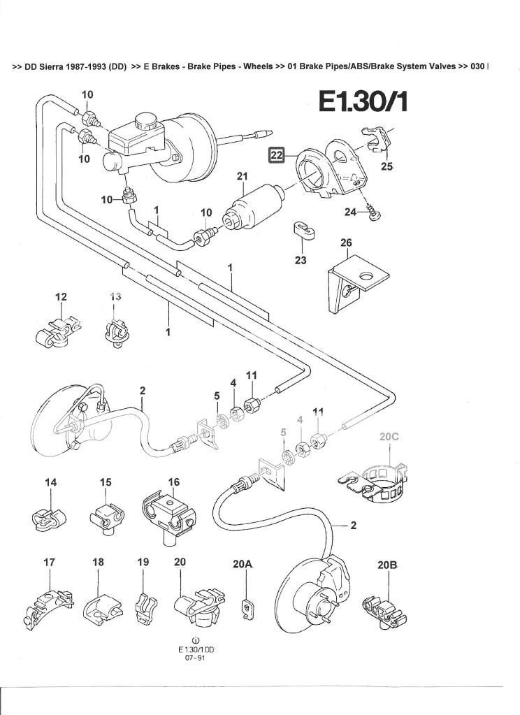Ford mondeo brake pressure reducing valve #2