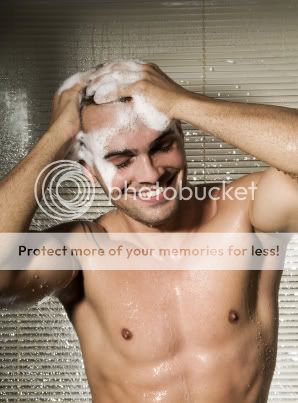Hunky Man in the Shower!