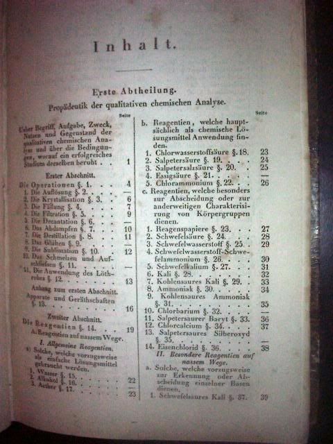 Fresenius, 1843 Rare & Important Chemistry  