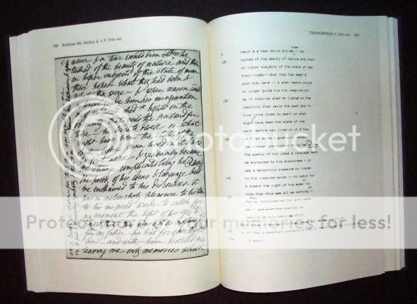 Shelley Mary Wollstonecraft Manuscripts Facs