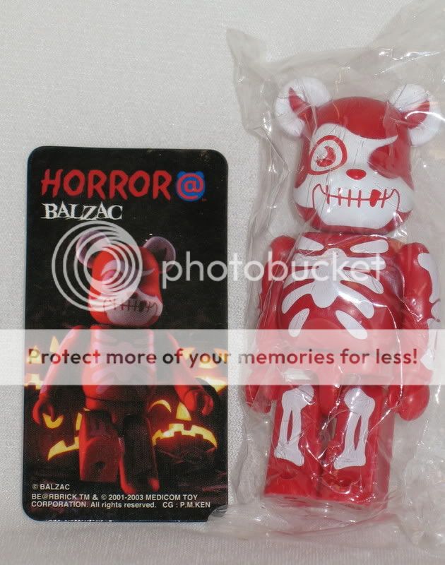 Be@rbrick Balzac 400 100 Set Medicom Bearbrick Horror  