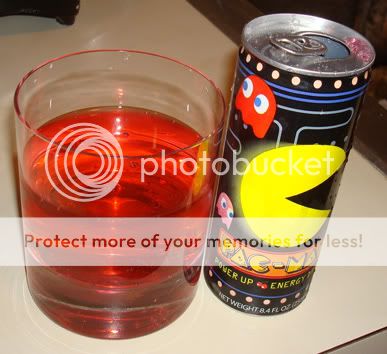 pac-man power up energy drink