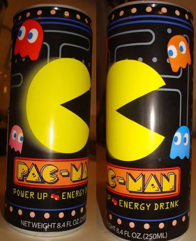 pac-man power up energy drink