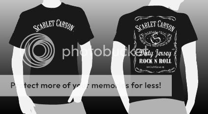 scarlet carson,new jersey,rock band,t-shirt