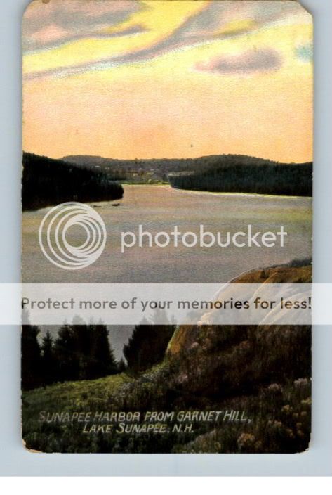 Old Postcard HarborLake Sunapee,New Hampshire/NH  