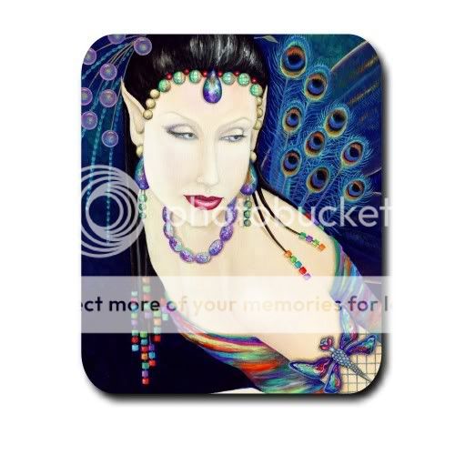 Karma Fairy Painting Mouse Pad Art Nouveau PC Lusk  