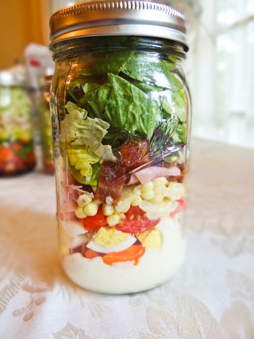 Prep once and have lunches waiting in the fridge all week. Try these Salad in a Jar options or create one of your own!