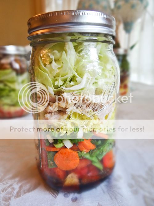 Prep once and have lunches waiting in the fridge all week. Try these Salad in a Jar options or create one of your own!